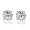 10k White Gold, Round, Diamond Stud Earrings (1/4 cttw, IJK Color, I2-I3 Clarity)