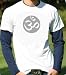 OM Aum Yoga Meditation SHIRT-IN-SHIRT Long Sleeve T-shirt Tee Shirt