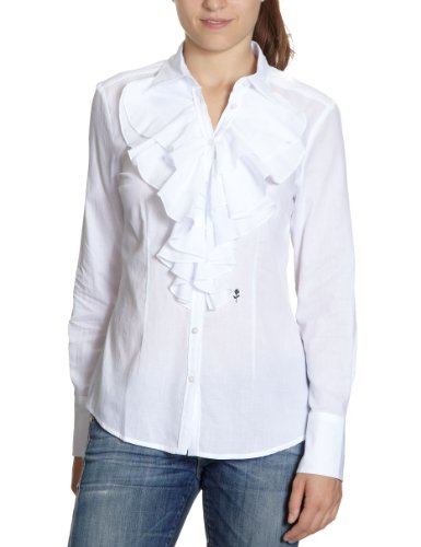 Seidensticker Damen Bluse Slim Fit, 116242, Gr. 40, Wei&szlig; (01) Preisvergleich
