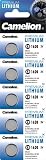 Camelion - Lot de 5 Pile bouton Lithium pour Calculatrice CR1620 DL1620