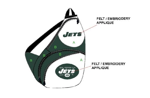 NFL Sling Bag - New York Jets Sling Back Pack