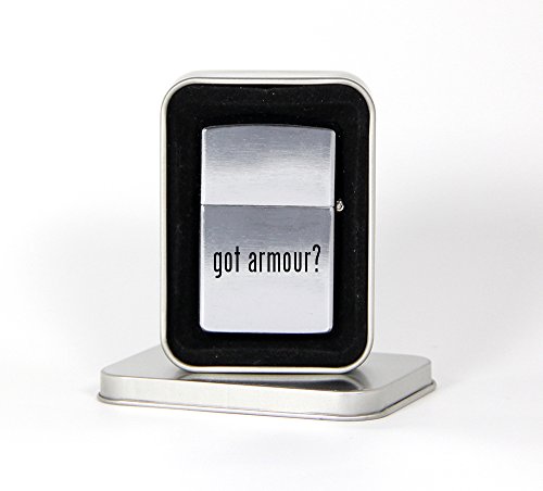 got armour? - Silver Flip Top Lighter