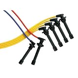 ACCEL 7921R 300 Plus ThunderSport Red Ferro-Spiral Spark Plug Wire Set by Accel