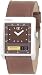 Fossil JR9527 Stainless Steel Gents Digital Seconds Brown Leather Strap Watch