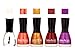 Fashion Bar Nail Polish in White,Musted, Glitter Orange,Glitter Gold,Pink Shades 145294 RS.279.00