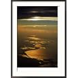 Aerial View, Long Island Sound, NY Collections Framed Photographic Poster Print by Bruce Clarke, 26x36