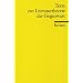 Texte zur Literaturtheorie der Gegenwart.