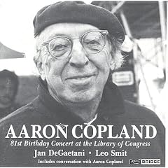 Aaron Copland - 81st Brithday Concert