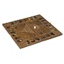 Square Root Games 0021 Four-Player Mancala in Natural Finish Solid Hardwood