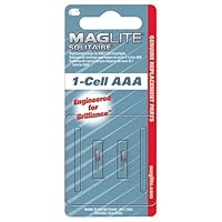 Maglite LK3A001 Replacement Lamp for Solitaire Flashlight, 2-Pack