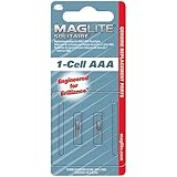 Maglite Replacement Lamps for Solitaire 1-Cell AAA Flashlight, 2 pk