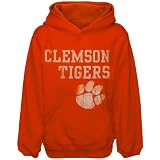 NCAA Clemson Tigers Youth Orange Stacked Hoody Sweatshirt