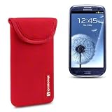 SHOCKSOCK NEOPREN H�LLE CASE TASCHE SCHUTZ F�R SAMSUNG GALAXY S3 i9300 IN ROTvon "CELLAPOD"