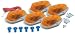 Pacer Performance Hi Five Roof Top Cab lights5 Light Kit - OEM StyleAmber - Ford Style (5-1/2L X 3-1/2WX 1)