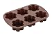 Wilton Brownie Blossom 6 Cavity Mold