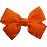 Posies Accessories Bitty Grosgrain Orange Tangerine Hair Bow