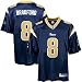 Sam Bradford Jersey: Reebok Blue Replica #8 St. Louis Rams Jersey SZ XL (52)