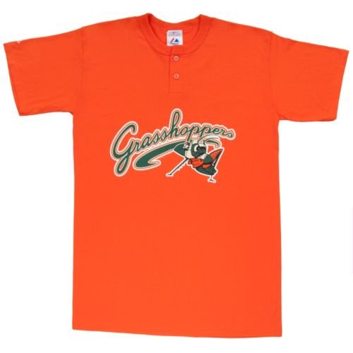 GREENSBORO GRASSHOPPERS Minor League 2-Button Replica Official MiLB Jersey