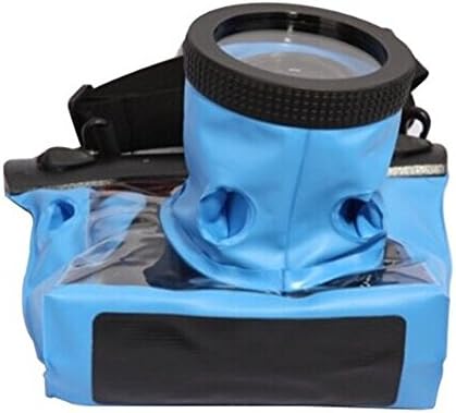 Tteoobl PVC Waterproof Case/bag for Dslr SLR Camera Canon,nikon,pentax,sony, Panasonic Etc (Blue,8cm)