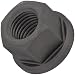 Class 10 Low Carbon Steel Flange Nut, Yellow Zinc Dichromate Finish, Right Hand