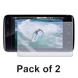 Amzer Super Clear Screen Protector with Cleaning Cloth for Dell Streak - 2 Pack