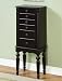 Jewelry : Powell Ebony Jewelry Armoire