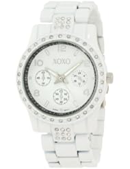 XOXO Womens XO5436 Rhinestones Accent White Bracelet Watch