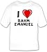 I Love Rahm Emanuel T-shirt Large White