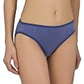 Gilligan & O'Malley&reg; Womens 3Pk Cotton Bikini - Blue/Cream/White