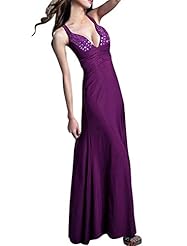 Sleeveless Stretchy Crystal Ruched Cotton/Polyester  Dress