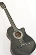 Black Cutaway Acoustic Guitar with Accessories Combo Kit Beginners