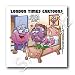 Londons Times New Release Funny Cartoons - Certainly Not Seedless Grapes - Iron on He...