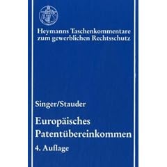 Europäisches Patentübereinkommen (Heymanns Taschenkommentare) (Gebundene Ausgabe)