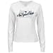Reebok New England Patriots Ladies White Jennifer Slim Fit Long Sleeve T-shirt Image