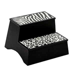  Levels Of Discovery Wild Side Step Stool Black/Ivory 