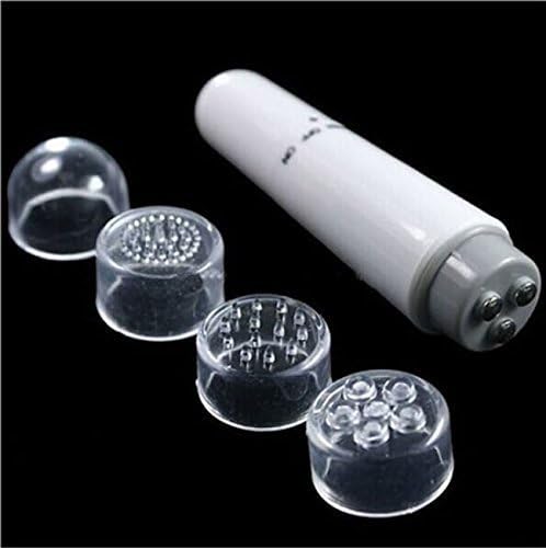 Mini-massager 4-inch Body Vibes Massager with 4 Interchangeable Massaging Heads for Different Needs Ideal Gift for Personal Care(batteries Not Included) by WQZ