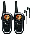 8Km Binatone Terrain 750 Walkie Talkie Two Way Radio Twin Pack + 2 x Comtech CT-10VX Headsets