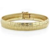 14K Fancy Bangle 7.2