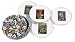HULA PIN UP GIRL CERAMIC PLATES "PUPU" DISH - 4-PACK HAWAII