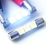 1 3 16 3-SMD DC 12V 6641 Fuse LED Visor Vanity Mirror Lights For Scion TC XD XB IQ... by Astra Security