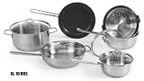 Chantal SL10BRS Cookware Set 10-pc.