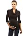 PattyBoutik Mama Cowl Neck Maternity Top (Black Small)
