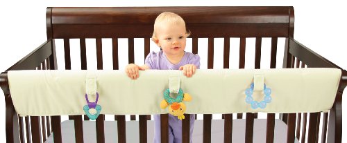 Leachco Easy Teether XL Convertible Crib Rail Cover, Ivory