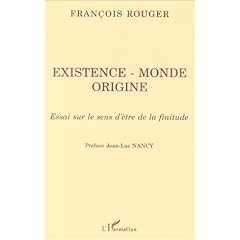 Existence monde origine