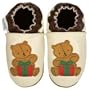 Robeez Gift Teddy Cream Holiday Collection Soft Sole Baby Shoes 18-24 months * 08 Newest Collection -- We Have Large Selections! *