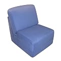 Teen Chair - Dark Blue Microsuede