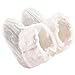 LIVEBOX Infant Baby Cotton Knit Premium Soft Sole Anti-Slip Mid Calf Warm Winter Prewalker Toddler Boots (M: 6~12 Months, White)