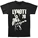 Thin Lizzy Men's Lynott '78 Slim Fit T-shirt Black