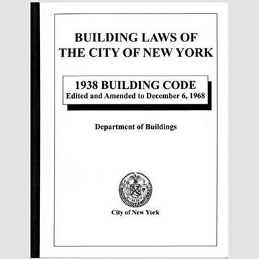 1938 Building Code, Edited and Amended to December 6, 1968