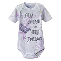 Infants' Kissu Kissu My Mom is My Hero Bodysuit - Crown